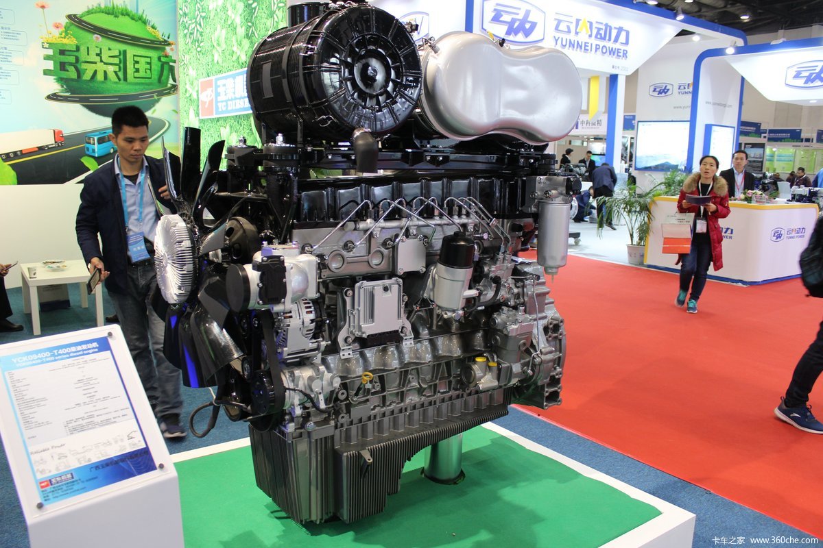 玉柴YCK09360-60 360马力 9.4L 国六 柴油发动机
