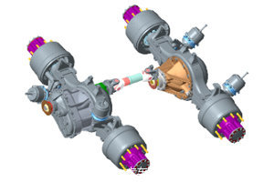 解放R13D465 冲焊驱动桥