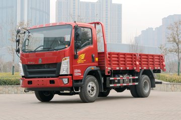 中国重汽HOWO 悍将 2019款 156马力 4.165米单排栏板轻卡(ZZ1047F341CE145)