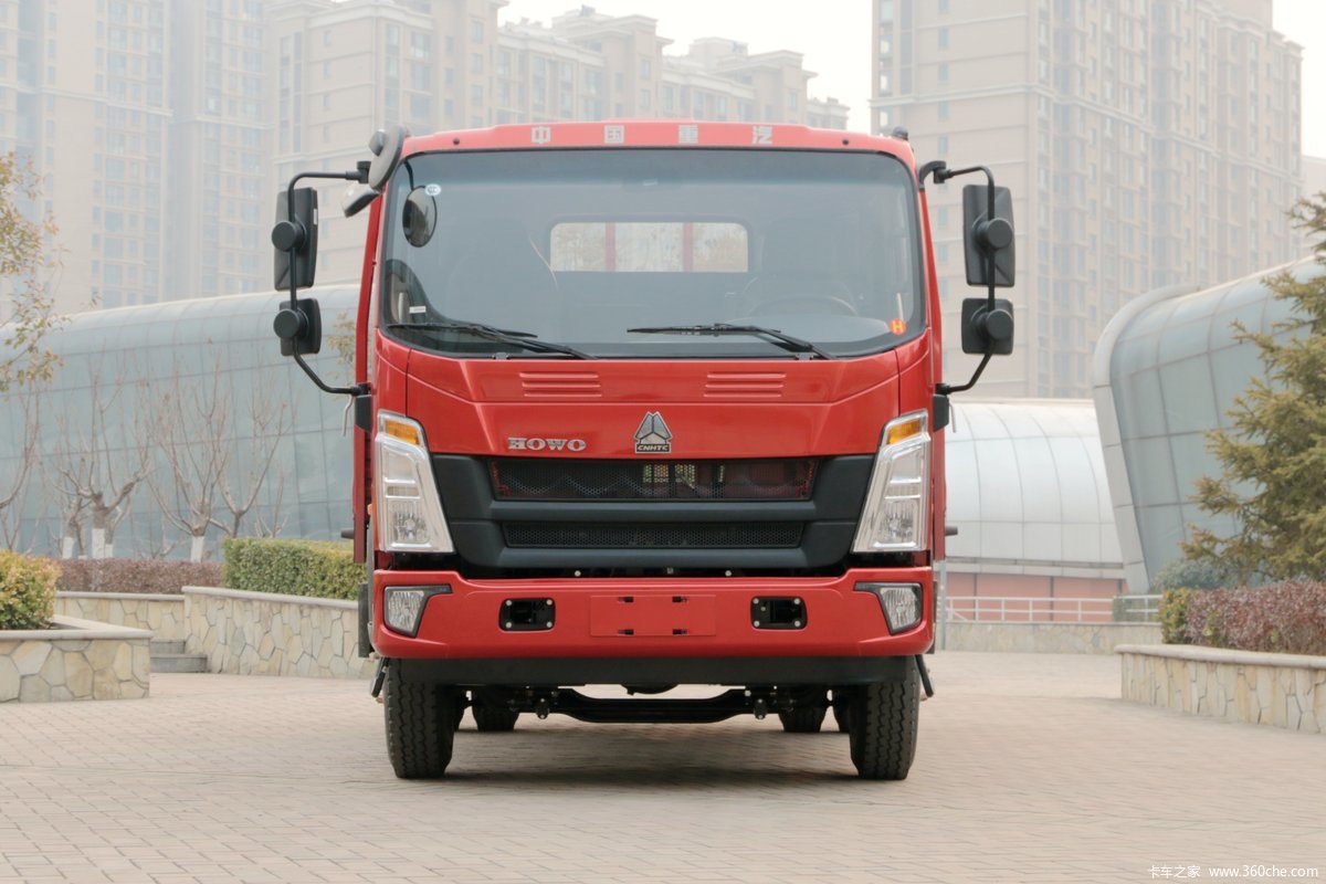 中国重汽HOWO 悍将 2019款 156马力 3.85米排半栏板轻卡