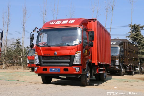 中国重汽HOWO 悍将 2018款 170马力 4.15米单排厢式轻卡(10挡)(ZZ5047XXYF341CE145)