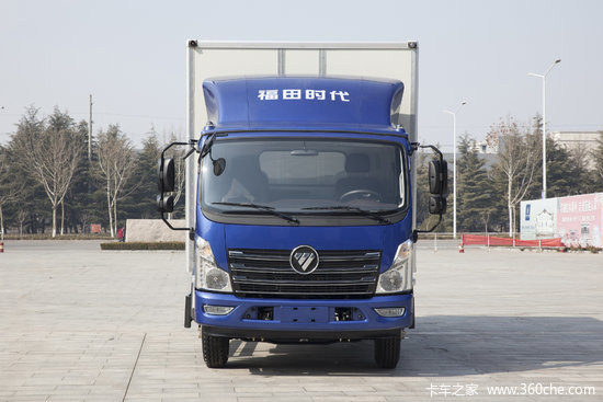 福田时代领航143马力3785米排半厢式轻卡bj5043xxybg