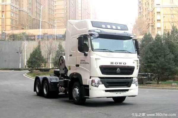 中国重汽 HOWO T7H重卡 520马力 6X4 LNG牵引车(国六)(ZZ4257V384HF1LH)