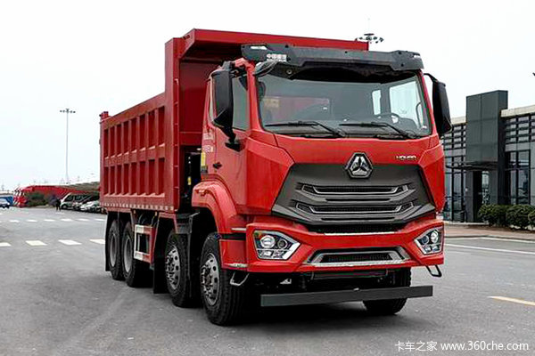 中国重汽 豪瀚N7G重卡 400马力 8X4 5.6米自卸车(国六)(ZZ3315V2566F1)