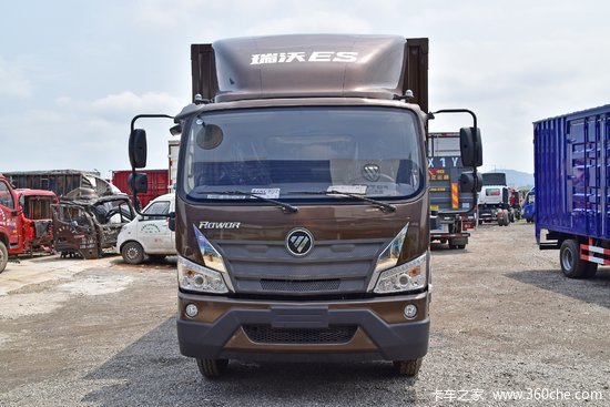 福田瑞沃es3190马力3825米排半厢式轻卡国六bj5044xxy8pfa01报价