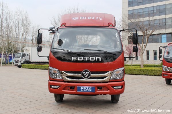 165米单排厢式轻卡 驱动形式 4x2 发动机 福田环保动力4j28tc3 最大