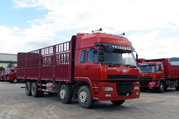 力帆 欧式战龙 V9重卡 290马力 8X4 9.5米仓栅式载货车(LFJ5311CLXY1) 卡车图片