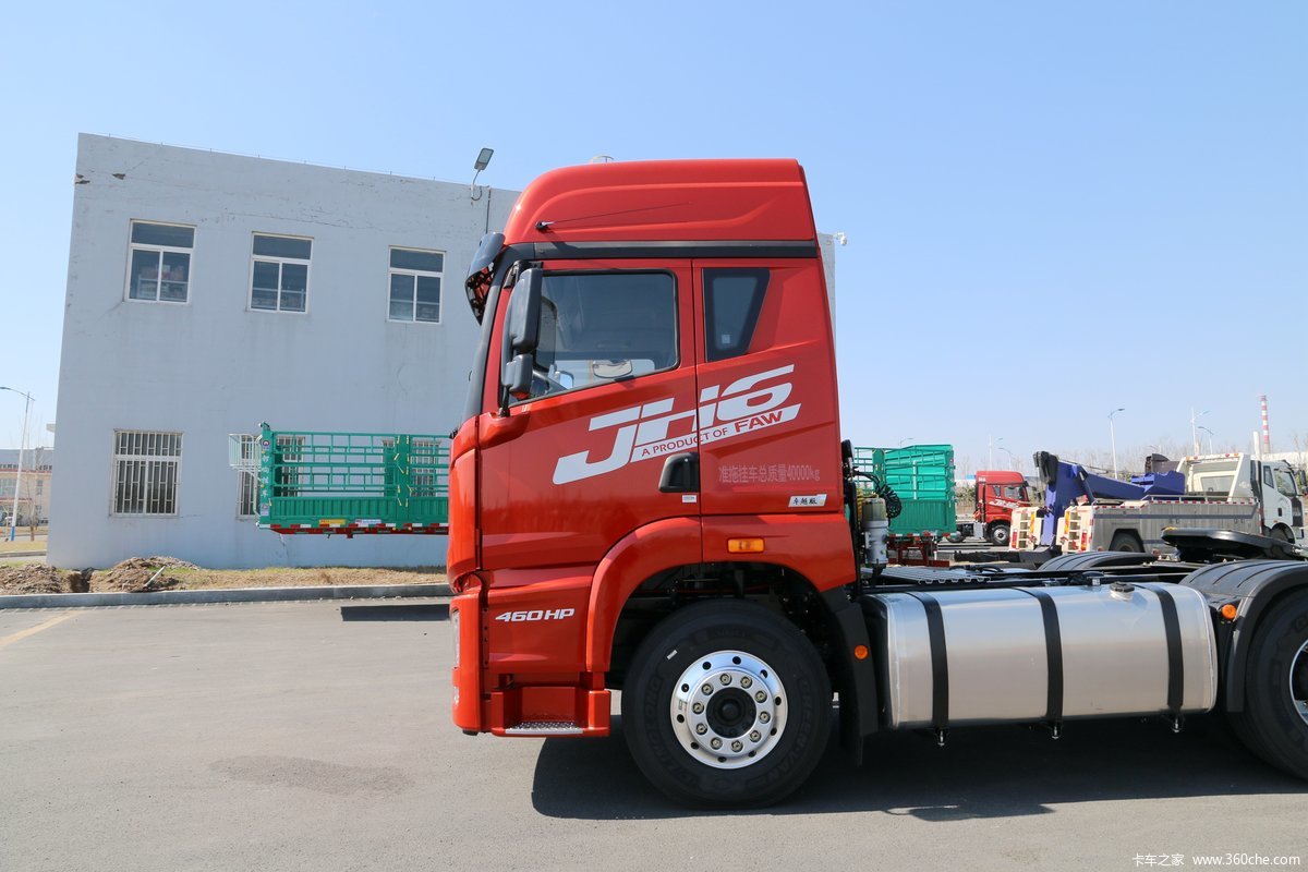【图】青岛解放 jh6重卡 卓越版 460马力 6x4牵引车(435后桥)(ca4250