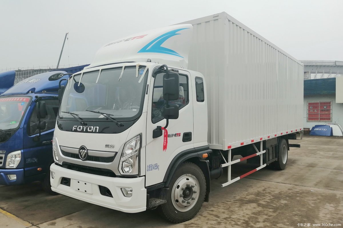 福田 奥铃CTS 190马力 6.2米排半厢式载货车(国六)
