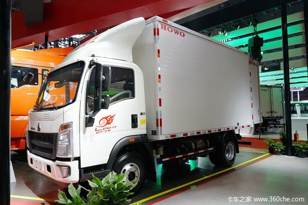 中国重汽HOWO 王系 160马力 4.15米单排厢式轻卡(国六)(ZZ5047XXYH3315F141)