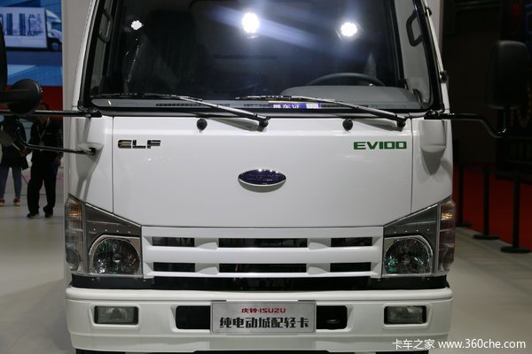 庆铃 五十铃EV100 4.5T 4.17米单排纯电动厢式轻卡(QL5040XXYBEVECCA)80.6kWh
