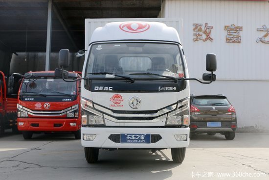 东风多利卡d588马力34米排半厢式轻卡四达动力eq5040xxyl3bddac