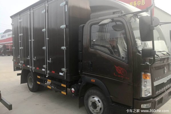 中国重汽HOWO 悍将 156马力 4.15米单排厢式轻卡(ZZ5047XXYG3315E145)