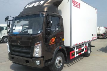中国重汽HOWO 悍将 156马力 4X2 4.1米冷藏车(ZZ5047XLCF341CE145)
