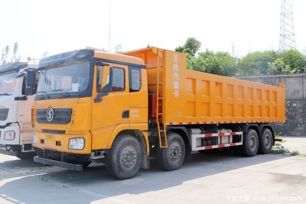 陕汽重卡 德龙X3000 公路标准版 460马力 8X4 7.6米自卸车(国六)(SX33195D406)