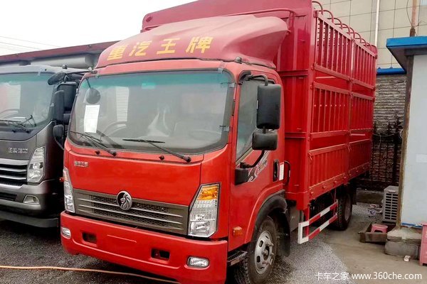 中国重汽成都商用车(原重汽王牌) 王牌7系 116马力 4.16米单排仓栅式轻卡(CDW5040CCYHA1Q5)