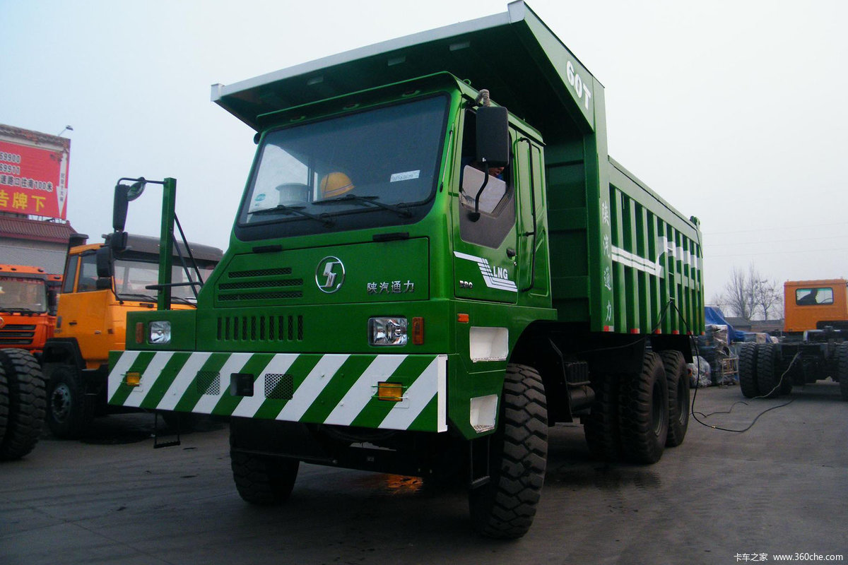 【图】陕汽通力 380马力 6x4 cng宽体矿用自卸车_实拍图片_76957_卡车