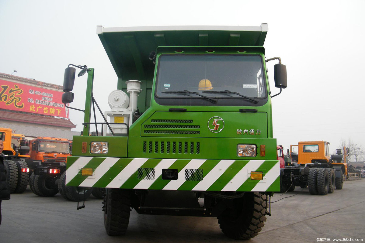 【图】陕汽通力 380马力 6x4 cng宽体矿用自卸车_实拍图片_76961_卡车