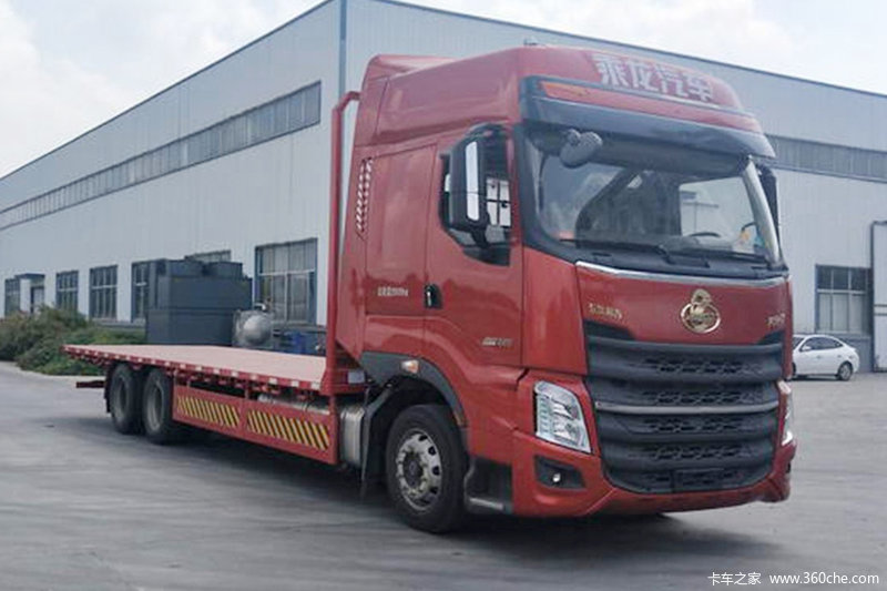 【图】东风柳汽 乘龙h7 460马力 6x4中置轴平板运输车(迅驰牌)(pxc