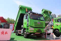 一汽解放 J6P重卡 420马力 6X4 5.6米LNG渣土自卸车(国六)(CA3250P66M25LT1E6)