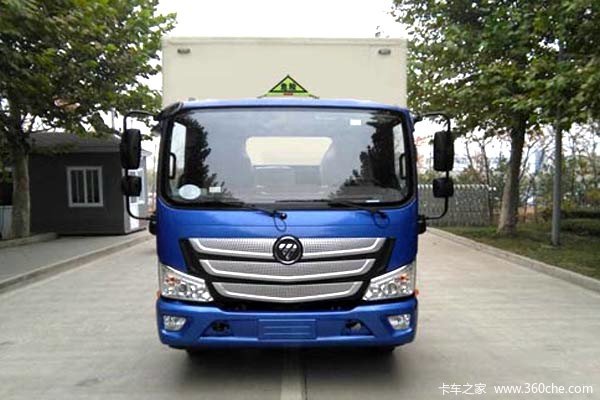 福田 欧马可S3系 131马力 4X2 4.13米易燃气体厢式运输车(新飞牌)