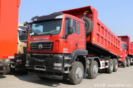 中国重汽 汕德卡SITRAK G7H重卡 440马力 8X4 6.5米自卸车(国五)(ZZ3316N306ME1)