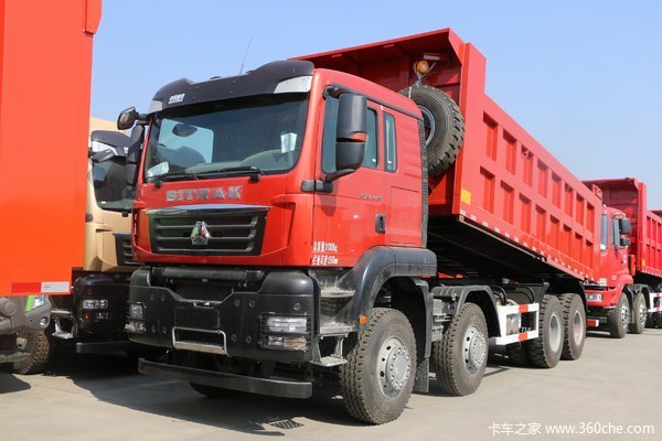 中国重汽 汕德卡SITRAK G7H重卡 440马力 8X4 6.5米自卸车(国五)(ZZ3316N306ME1)