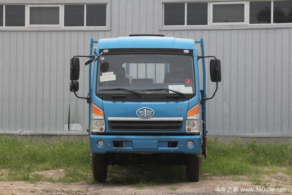 青岛解放 赛龙中卡 120马力 4X2 6.1米仓栅式载货车(CA5100XXYPK2EA81-1)