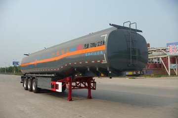 中集华骏 45方易燃液体罐式运输半挂车(单胎)