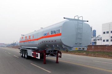 中集华骏 40方运油罐式运输半挂车(整备9.8吨)