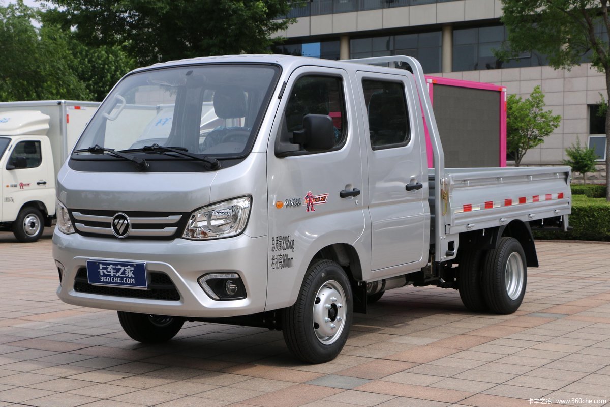 福田 祥菱M1 舒适型 1.6L 105马力 CNG 2.55米双排栏板微卡