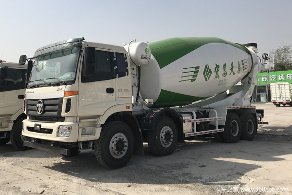 福田 欧曼ETX 350马力 8X4 7.7方混凝土搅拌车(国六)(BJ5313GJBY6GRL-02)