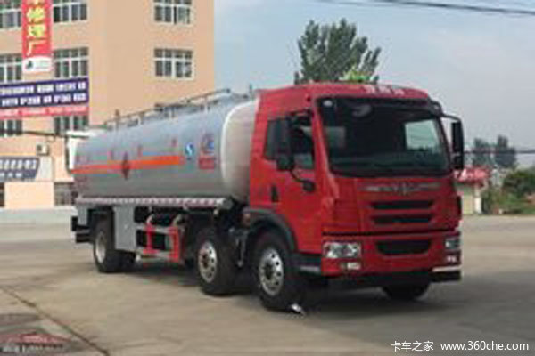 青岛解放 龙V 220马力 6X2 加油车(程力威牌)