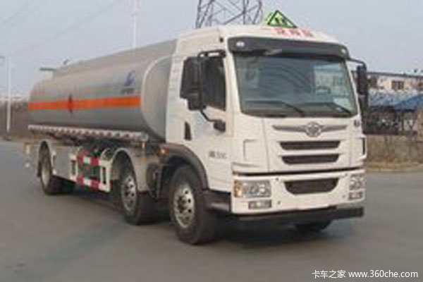 青岛解放 龙V 220马力 6X2 运油车(陆平机器牌)(LPC5252GYYC5A)