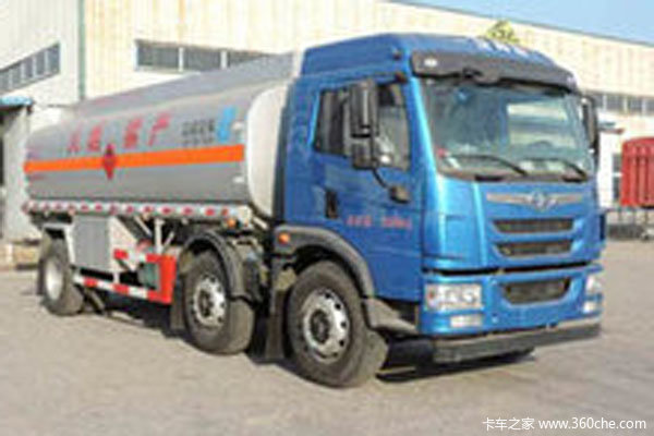 青岛解放 龙V 220马力 6X2 运油车(双达牌)(ZLQ5253GYYQD)