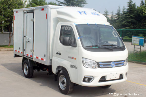 福田 祥菱M2 2.95T 2.82米单排纯电动厢式运输车(BJ5030XXYEV3)44.43kWh