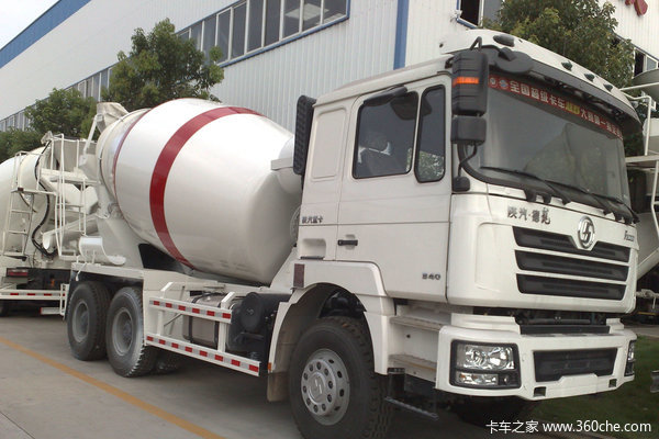 陕汽重卡 德龙F2000 340马力 6X4 混凝土搅拌车(SX5255GJBDR384)