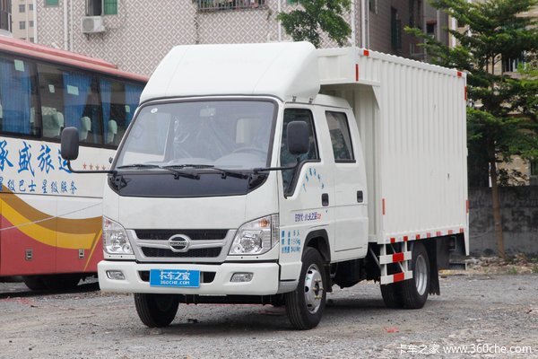 福田时代 小卡之星Q2 1.5L 116马力 汽油 3.05米双排厢式微卡(国六)(BJ5035XXY4AV5-51)