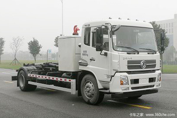 东风天锦 18T 8.1米纯电动车厢可卸式垃圾车(中联牌)
