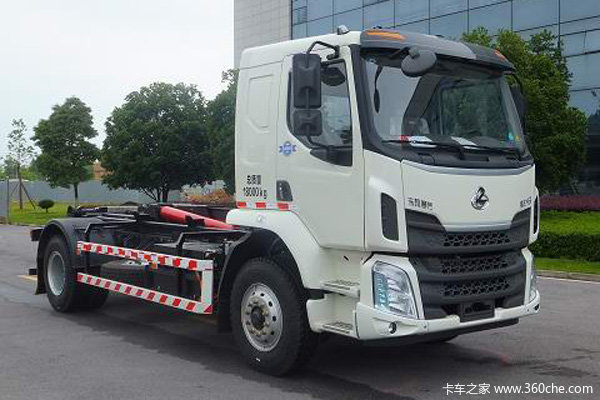 东风柳汽H5 18T 7.19米纯电动车厢可卸式垃圾车(中联牌)(ZBH5180ZXXLZBEV)172.8kWh