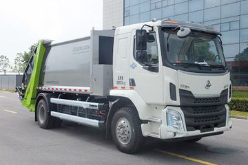 东风柳汽H5 18T 8.82米纯电动压缩式垃圾车(中联牌)172.8kWh