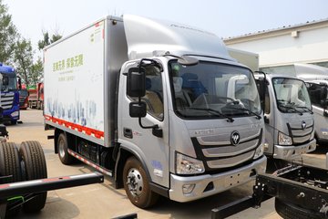 福田 欧马可S3系 收割机运输车 156马力 5.8米排半厢式轻卡(BJ5108XXY-FG) 卡车图片