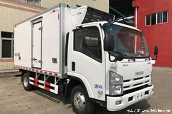 庆铃 五十铃KV600 130马力 4X2 4.015米冷藏车(顺肇牌)(SZP5040XLCQL2)