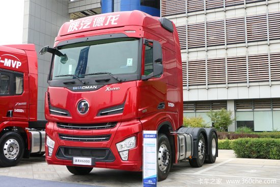 陕汽重卡 德龙X6000 500马力 6X2 AMT自动挡牵引车(中提升)(SX4250GC3)