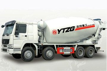 中国重汽 HOWO 335马力 8X4 混凝土搅拌车(亚特重工牌)(TZ5317GJBZ2E)