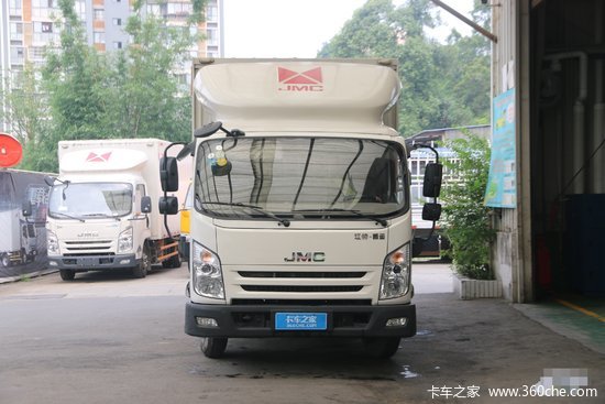 江铃 凯运强劲版 重载型豪华款 129马力 3.645米排半仓栅式轻卡(JX5042CCYXPGB2)