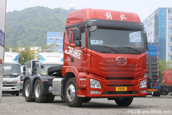 青岛解放 JH6重卡 460马力 6X4牵引车(凸地板)(速比4.1)(CA4250P26K2T1E5A80)