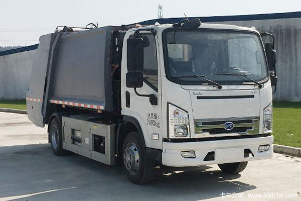 比亚迪T6 7.49T 6.865米单排纯电动压缩式垃圾车