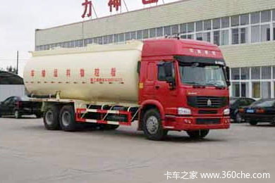 中国重汽 HOWO 266马力 6X4 粉粒物料车(醒狮牌)(SLS5251GFLZ3)