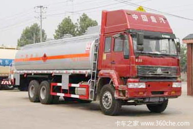 中国重汽 金王子 266马力 6X4 运油车(醒狮牌)(SLS5253GYYZ)